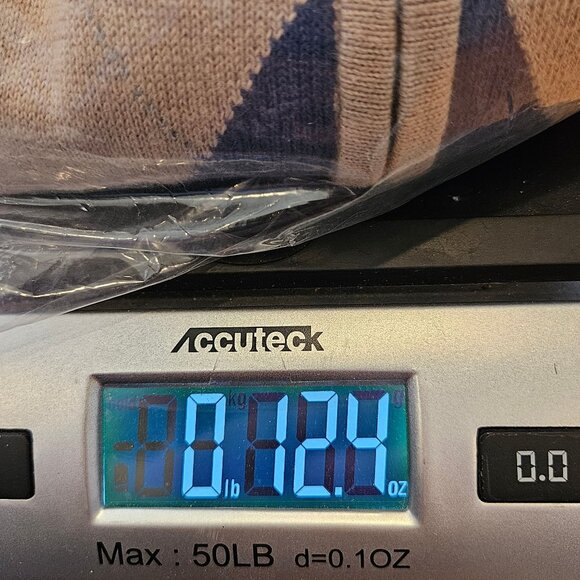 Glen Echo Mens Argyle Zip Pullover Sweater Size L Beige/Blue/White Golf Dad nerd - Picture 14 of 14